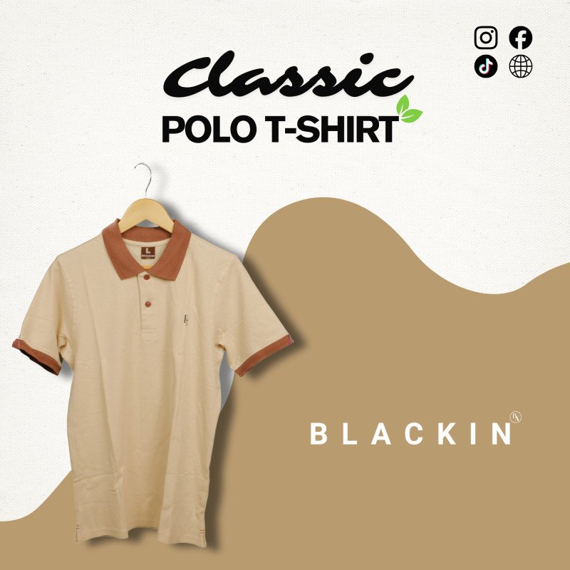 Classic Polo T-shirt Beige