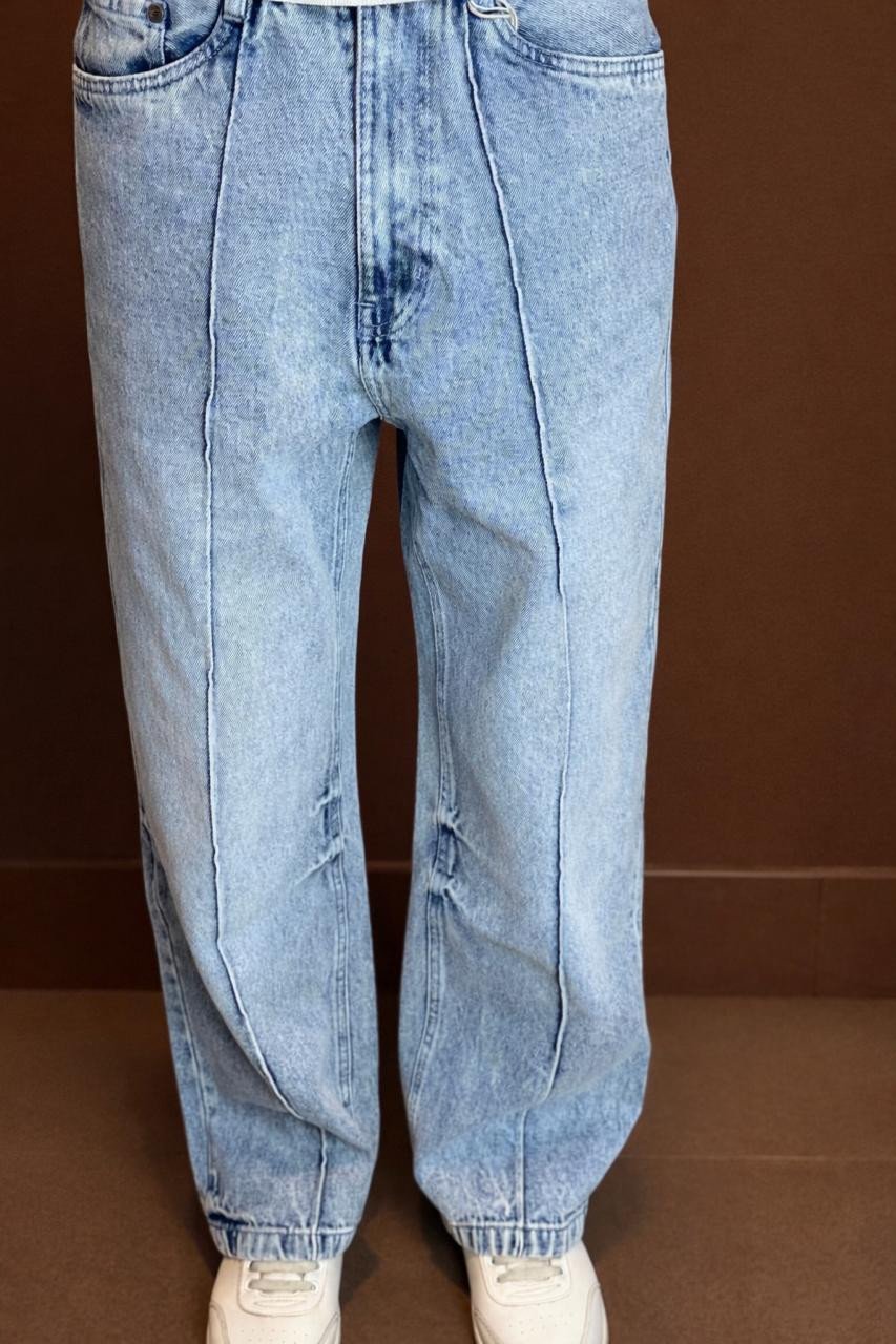 Baggy Strip Light Blue Pant