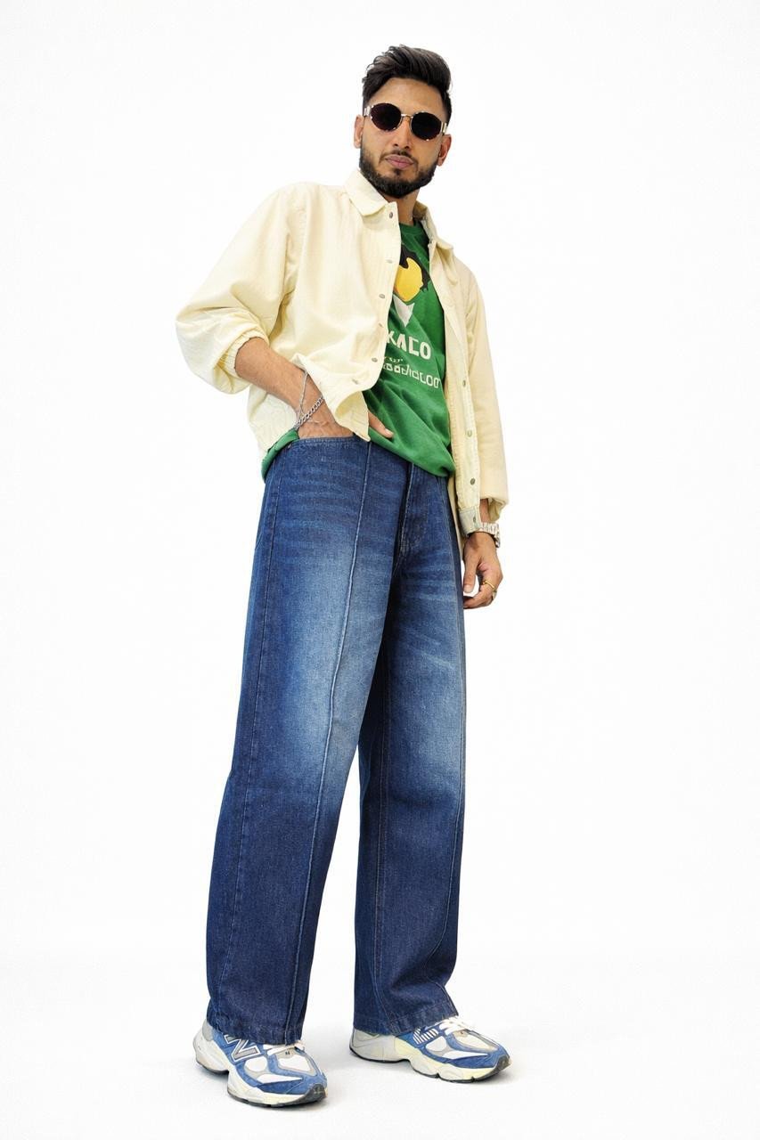 Baggy Strip Dark Blue Pant