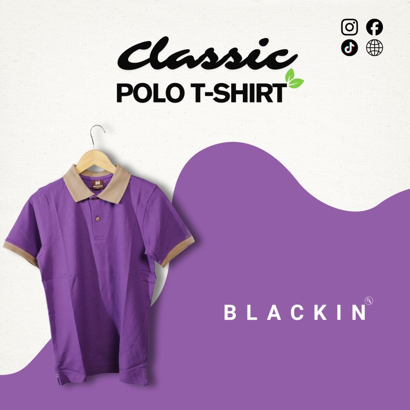 Classic Polo T-shirt Purple