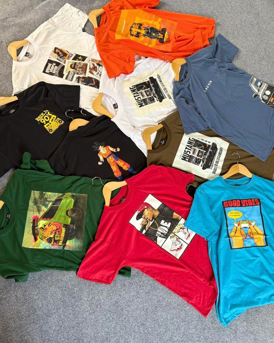 Printed Drop Shoulder