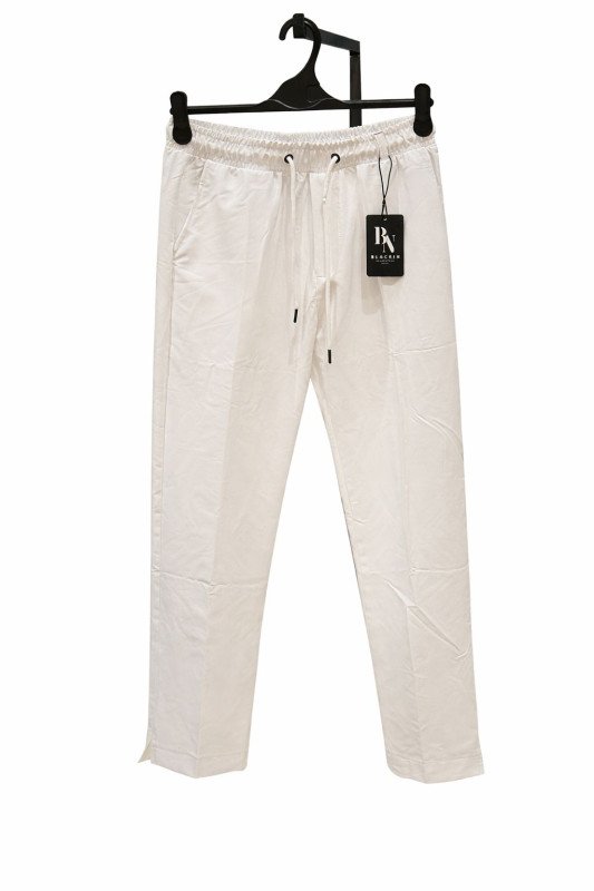 Low Cut Baggy White Pant