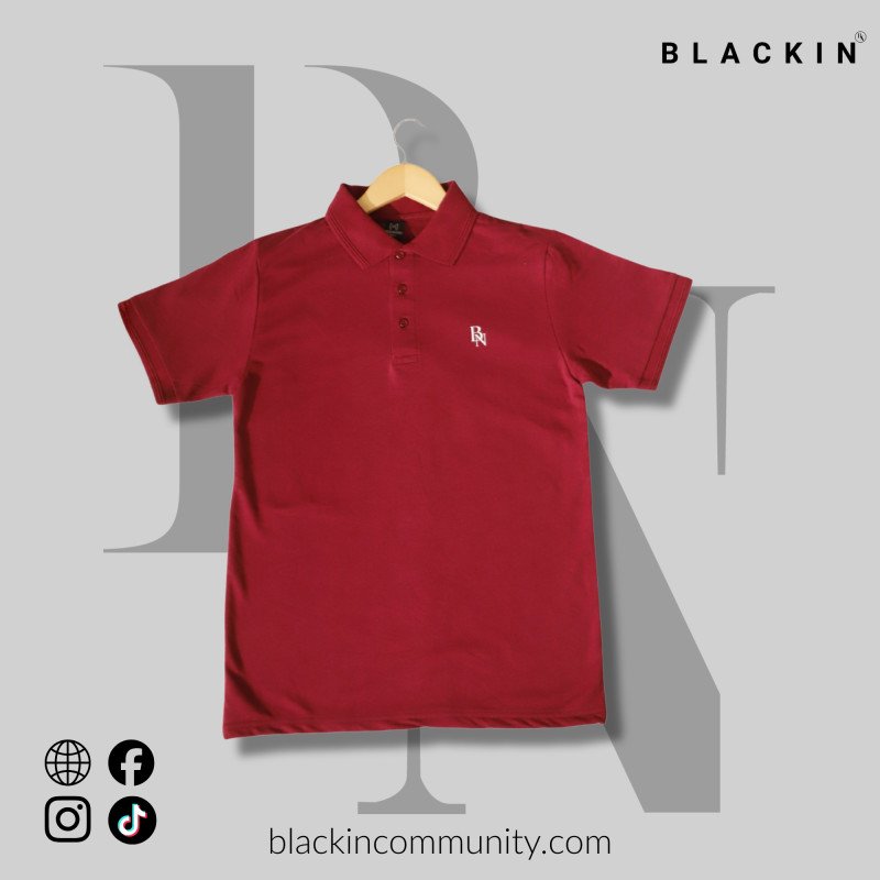 Signature Polo Maroon